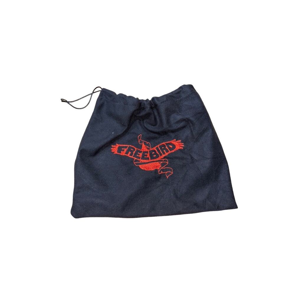 FreeBird Black Red Embroidered Logo SMALL Dust Bag